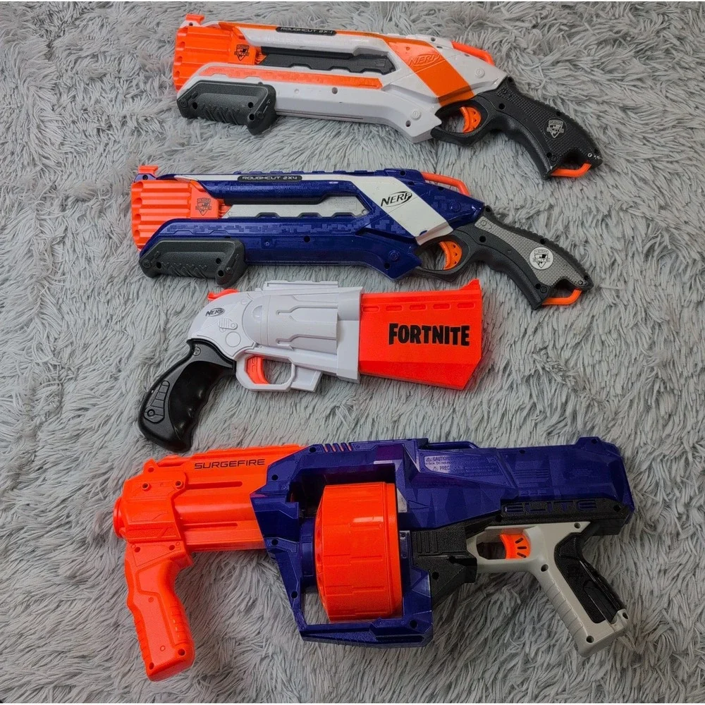 Lot Of 4 NERF N-Strike Elite Fortnite Surgefire  Play Imagination